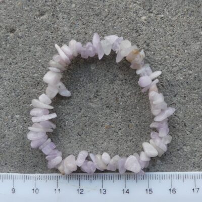 Pink Kunzite Chip Bracelet