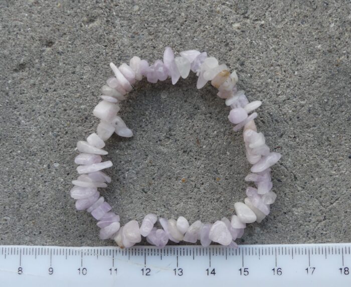 Pink Kunzite Chip Bracelet - Image 2