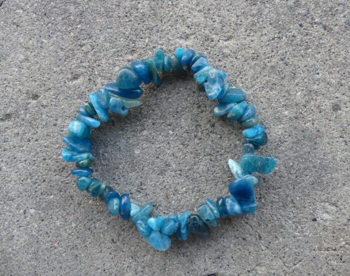 Blue Apatite Chip Bracelet