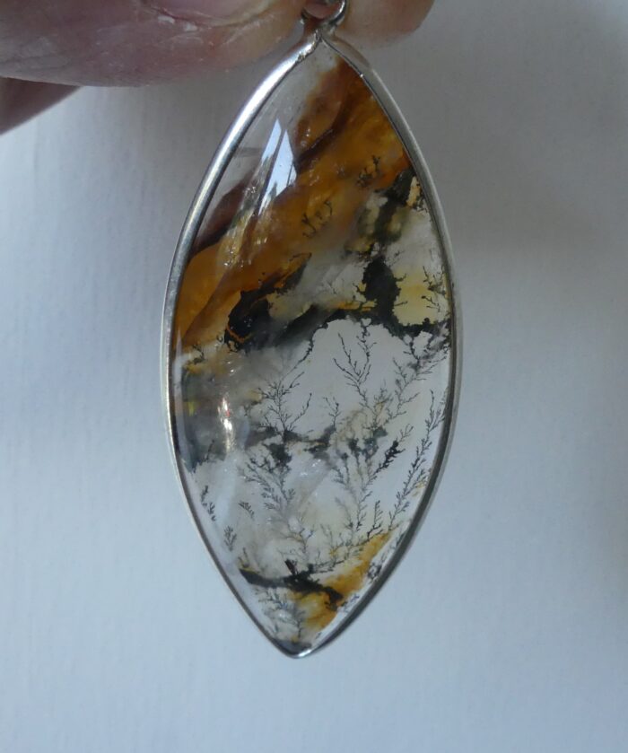 Golden Healer Dendritic Quartz Pendant - Image 5
