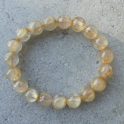 Gold Rutilated Bracelet 11.5mm