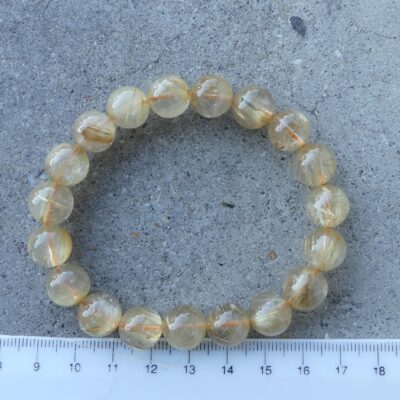 Gold Rutilated Bracelet 11.5mm