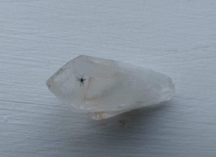 RARE Small Star Hollandite Quartz Point - Image 2