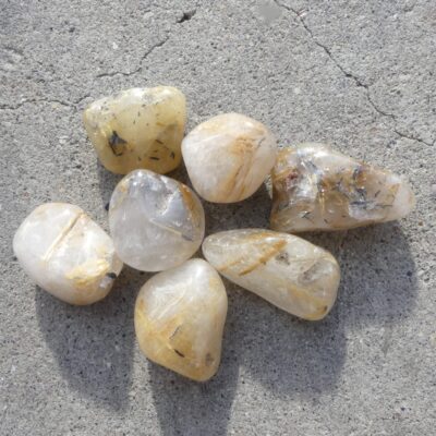 Rutilated Quartz Tumble