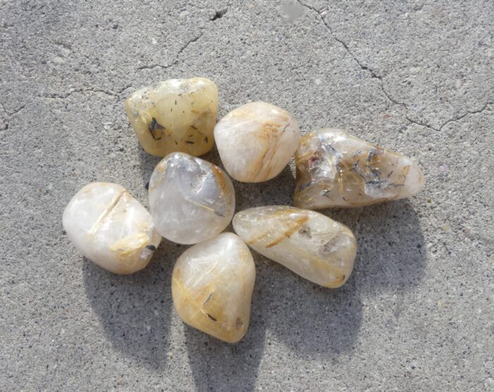 Rutilated Quartz Tumble