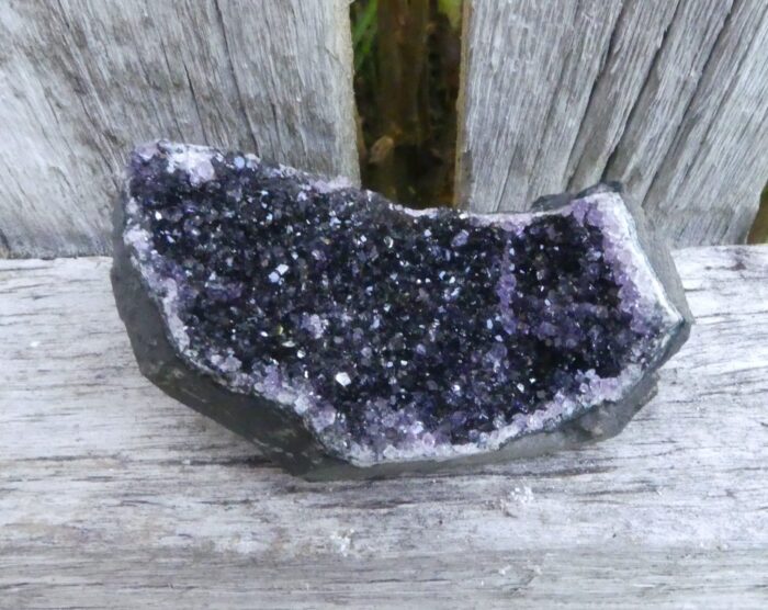 Black Amethyst Cluster