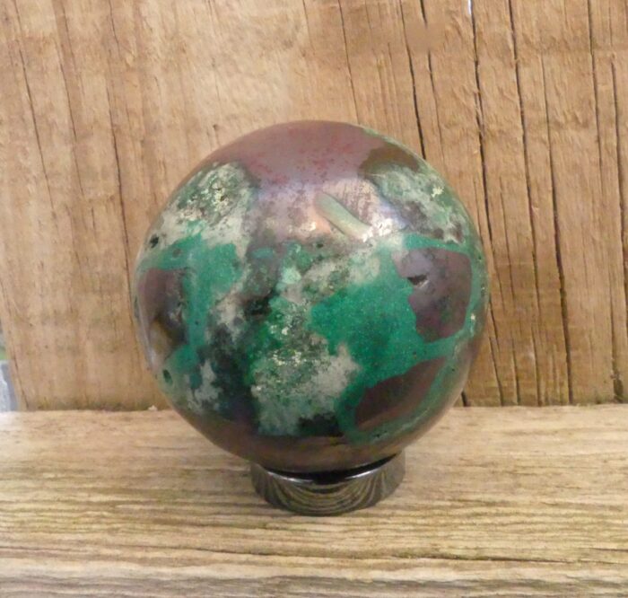 RARE Cuprite Malachite Sphere 5cm - Image 6