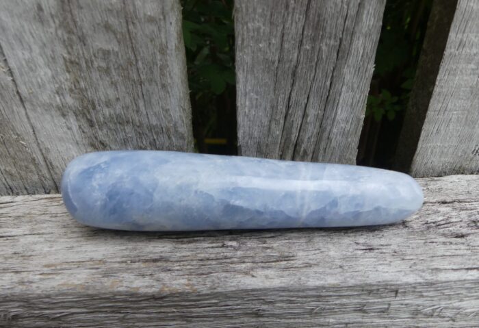 Large Blue Calcite Wand