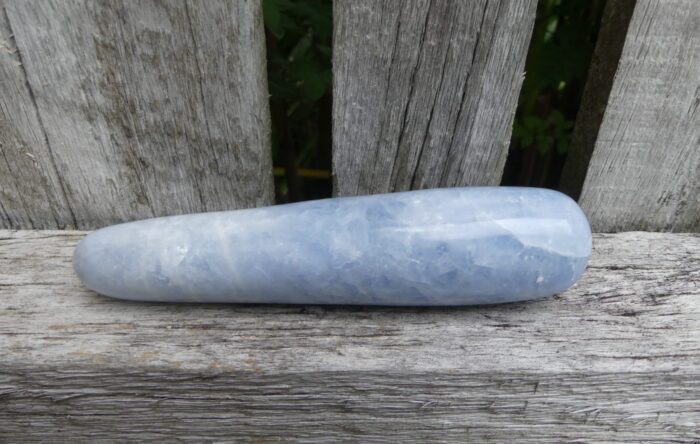 Large Blue Calcite Wand - Image 3