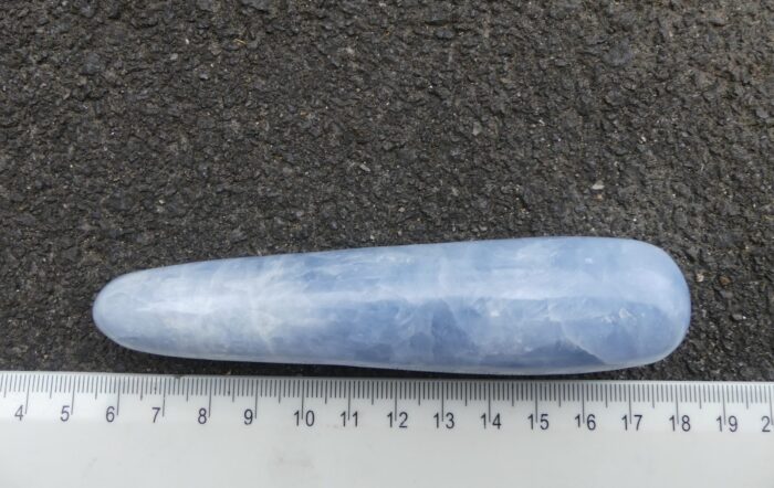 Large Blue Calcite Wand - Image 2