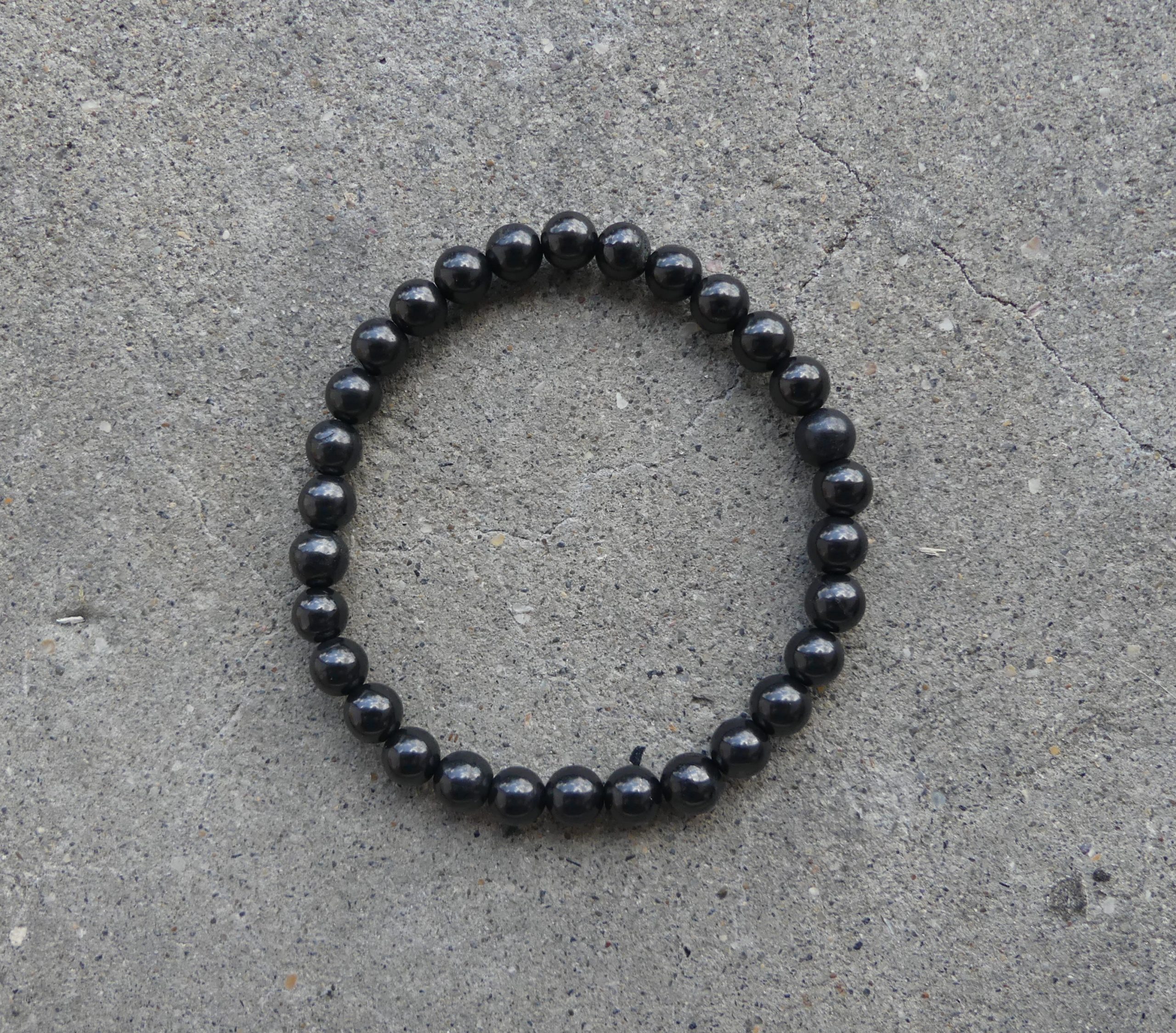 Shungite Bracelet 6mm – Crystal Visions NZ