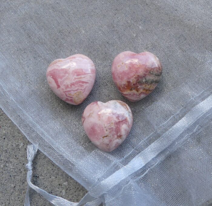 Small Rhodochrosite Heart x1