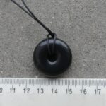 Shungite Pendant Donut