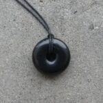 Shungite Pendant Donut