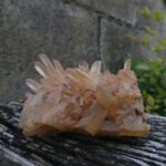 Natural Tangerine Quartz Cluster