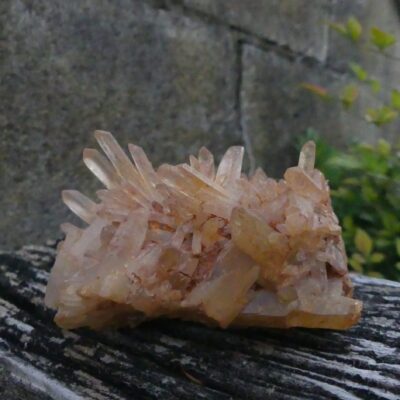 Natural Tangerine Quartz Cluster