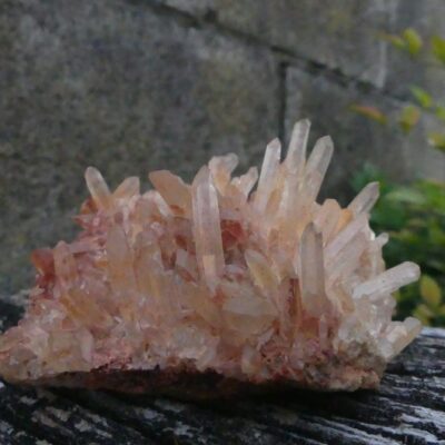 Natural Tangerine Quartz Cluster