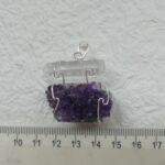 Clear Quartz and Amethyst Pendant