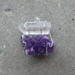 Clear Quartz and Amethyst Pendant
