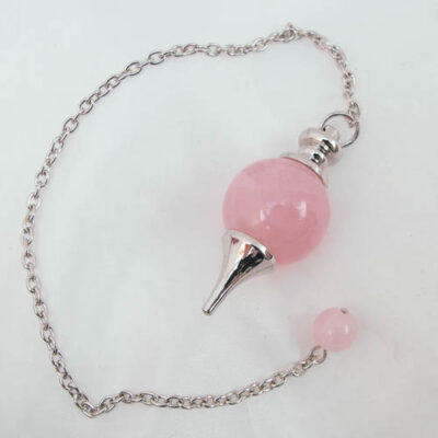 Rose Quartz Sphere Pendulum