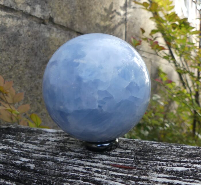 Blue Calcite Sphere 7.3cm - Image 2