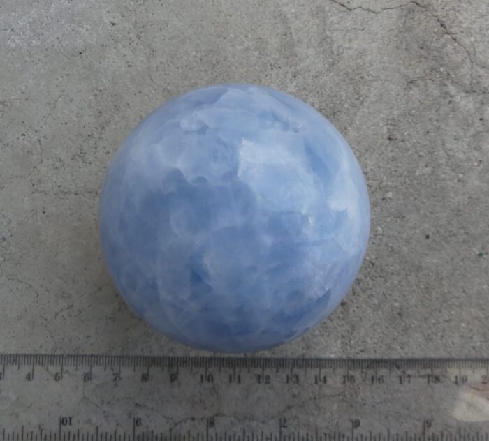 Blue Calcite Sphere 7.3cm - Image 3