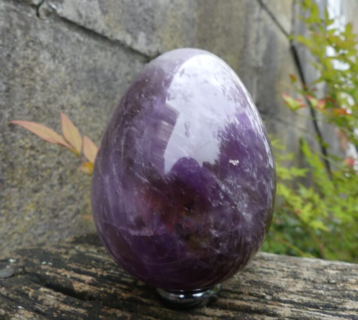 Large Smokey Amethyst Egg