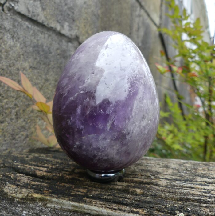 Large Smokey Amethyst Egg - Image 3