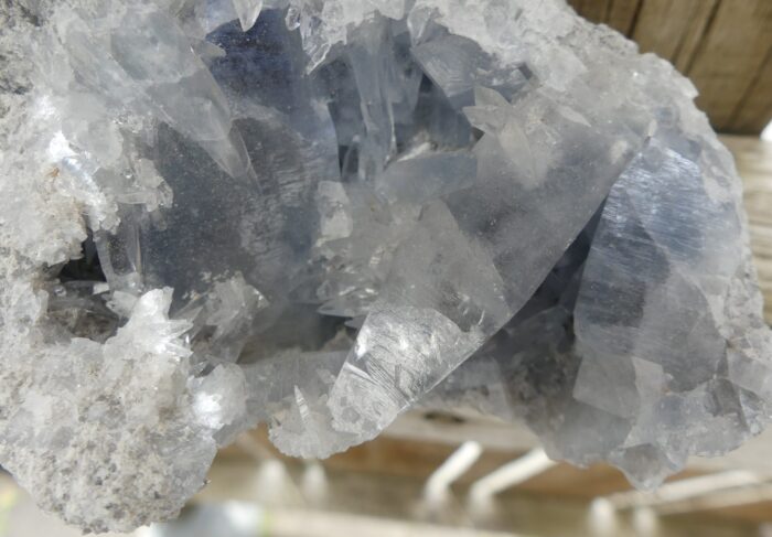 Celestite with Rare Stella Beam Points - Image 8