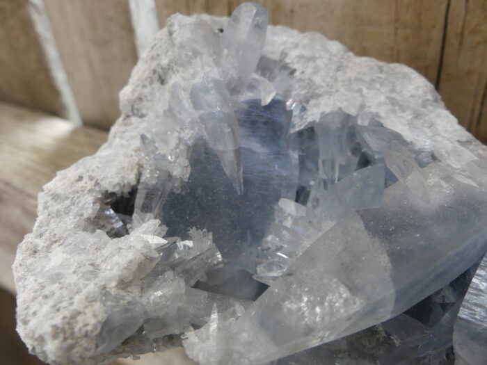 Celestite with Rare Stella Beam Points - Image 7