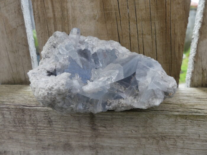 Celestite with Rare Stella Beam Points - Image 6
