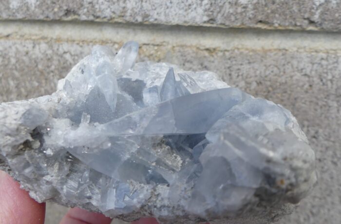Celestite with Rare Stella Beam Points - Image 5