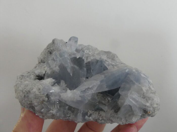 Celestite with Rare Stella Beam Points - Image 2