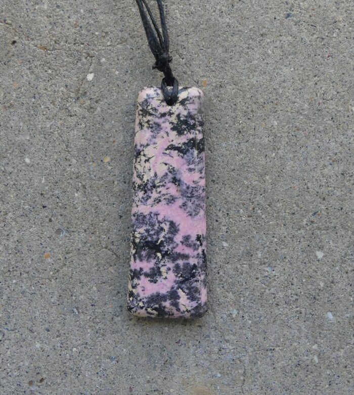 LARGE NZ Rhodonite Pendant