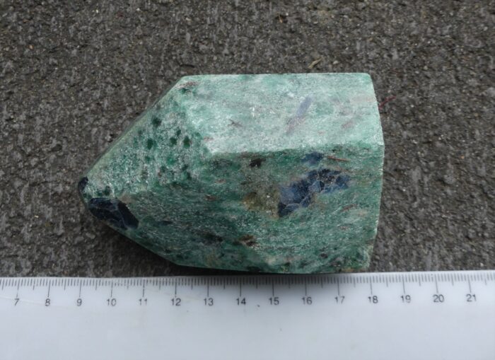 Polished Kyanite Fuschite Point - Image 3