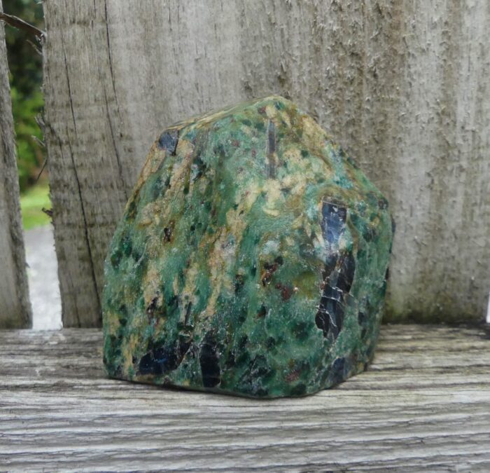 Polished Kyanite Fuschite Point - Image 4