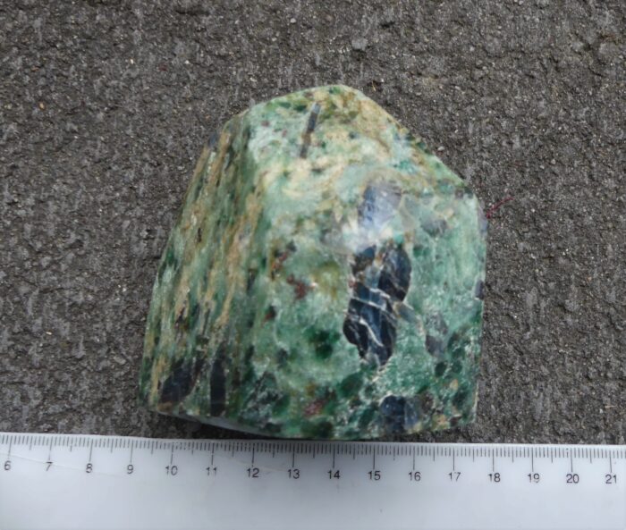 Polished Kyanite Fuschite Point - Image 2