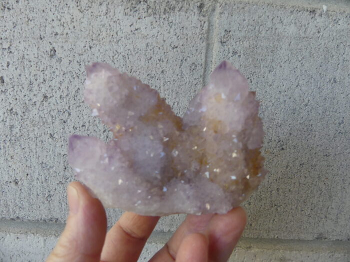 Ametrine Spirit Quartz on Boekenhout Jasper - Image 4