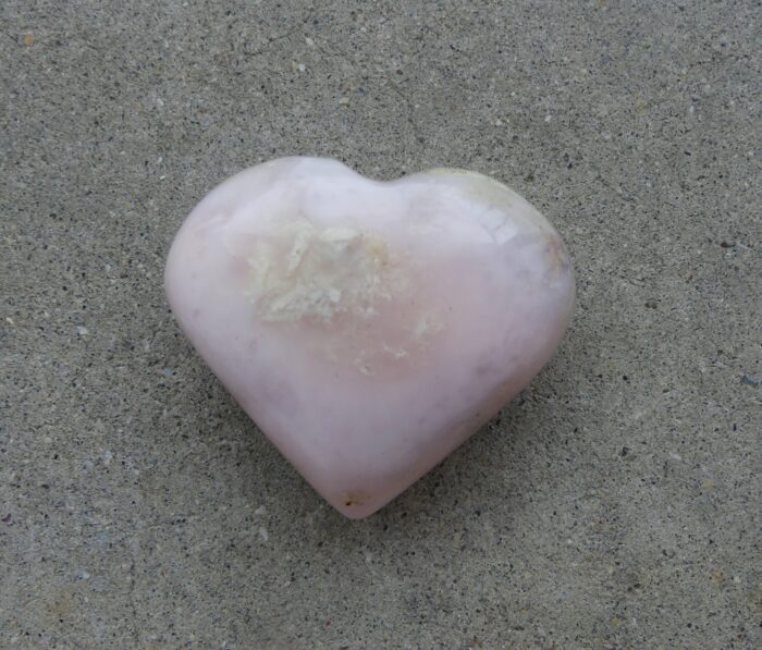 Pink Opal Heart - Image 4