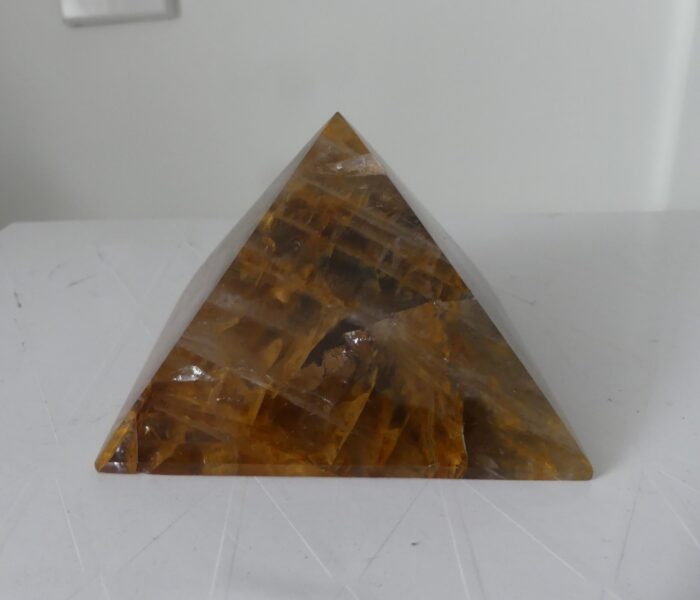 Large Hematoid Quartz Pyramid 466gm - Image 4