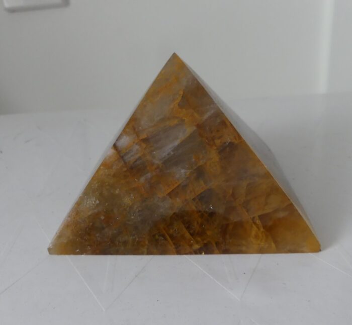 Large Hematoid Quartz Pyramid 466gm