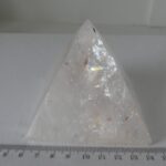 Large Hematoid Quartz Pyramid with Rainbows 543gm