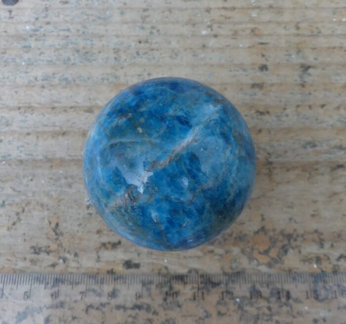 Blue Apatite Sphere 5.4cm - Image 2