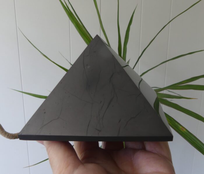 Polished Shungite Pyramid 11.6cm 944gm