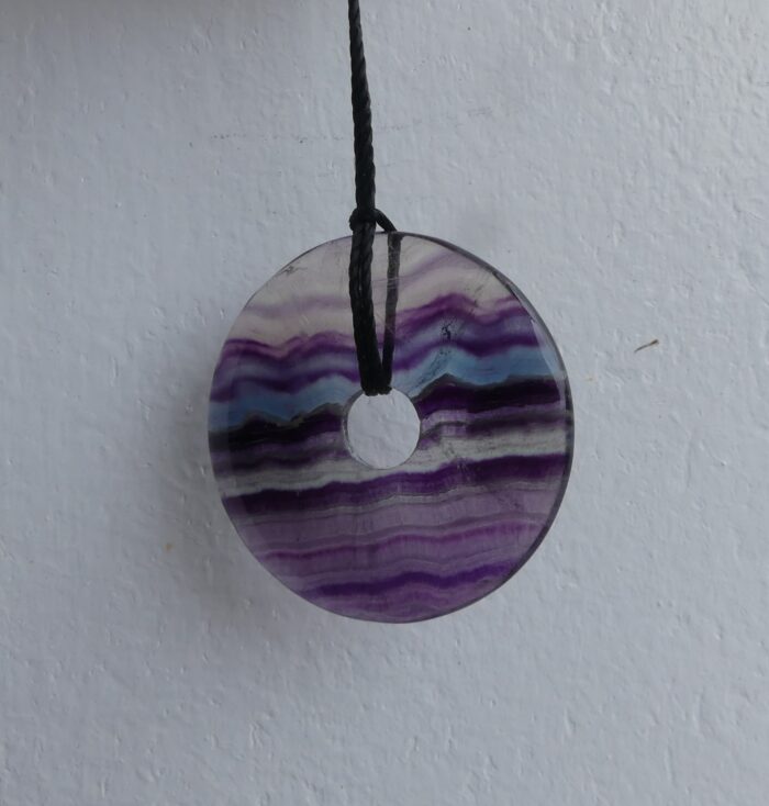 Fluorite Pendant Donut