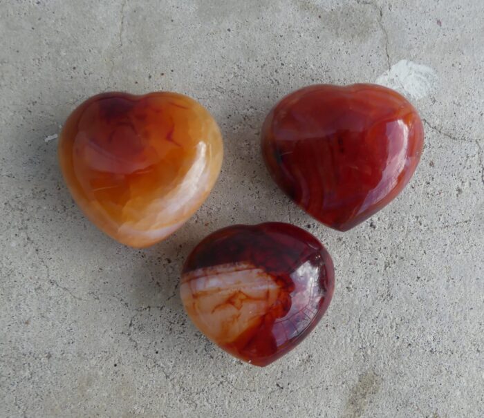 Carnelian Heart x1 (Small) - Image 2