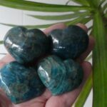 Blue Apatite Heart x1 Small