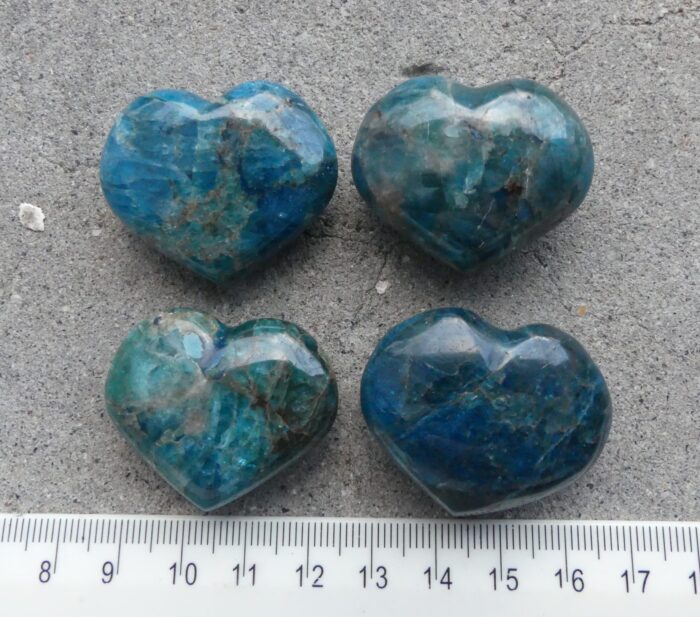Blue Apatite Heart x1 Small - Image 3
