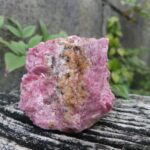 Red Rhodonite with Spessartine Garnet Specimen