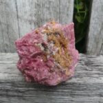 Red Rhodonite with Spessartine Garnet Specimen